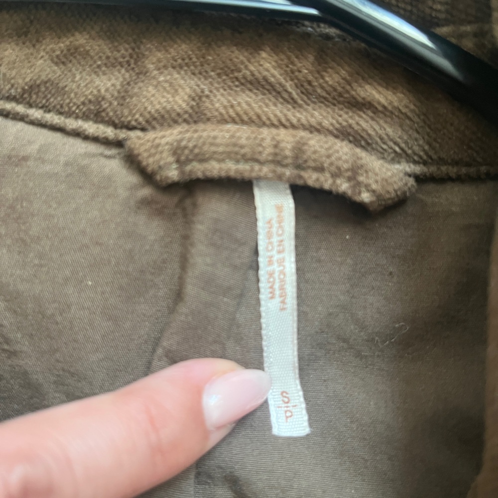 Free People Brown Utility Jacket - Picture 3 of 4